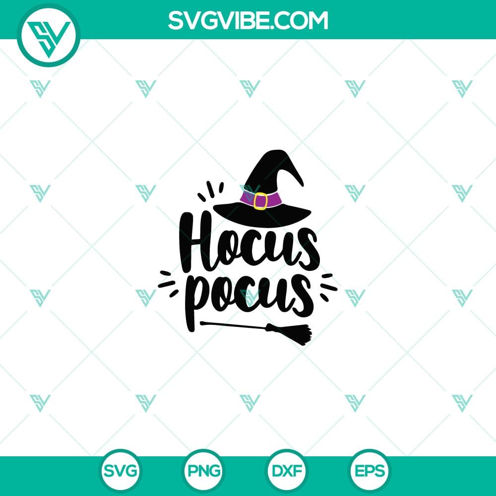 hocus-pocus-svg-witch-hat-svg-halloween-svg.jpg Spooky Hocus Pocus Witch Hat Halloween SVG design for crafting projects. Great for Halloween decorations and apparel.