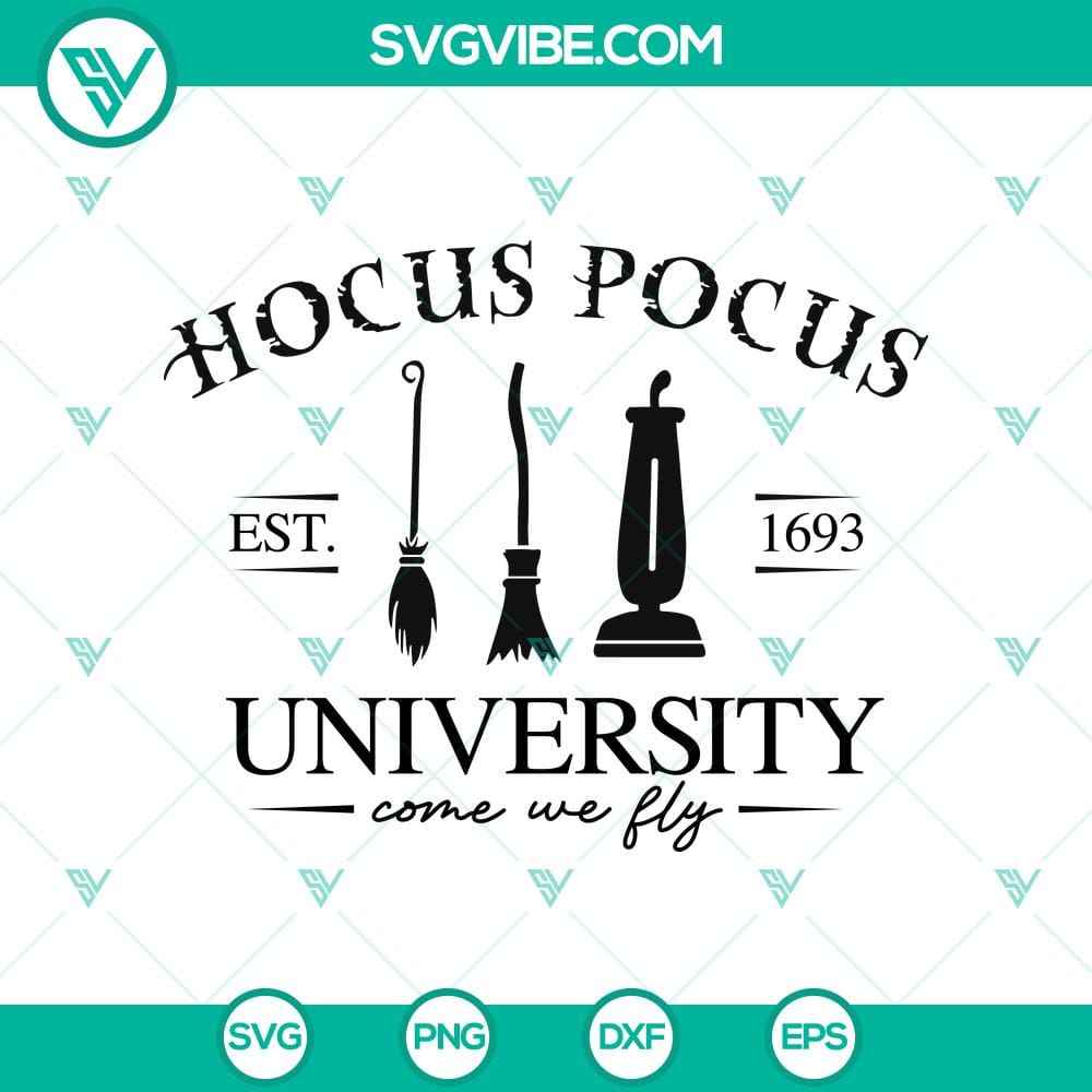 hocus-pocus-university-come-we-fly-svg-hocus-pocus-svg-funny-halloween-svg.jpg Hocus Pocus University Come We Fly SVG design, featuring a funny Halloween theme. Great for spooky crafting projects.