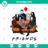 Spooky Horror Friends SVG with Halloween characters, ideal for crafting projects and Halloween themes.