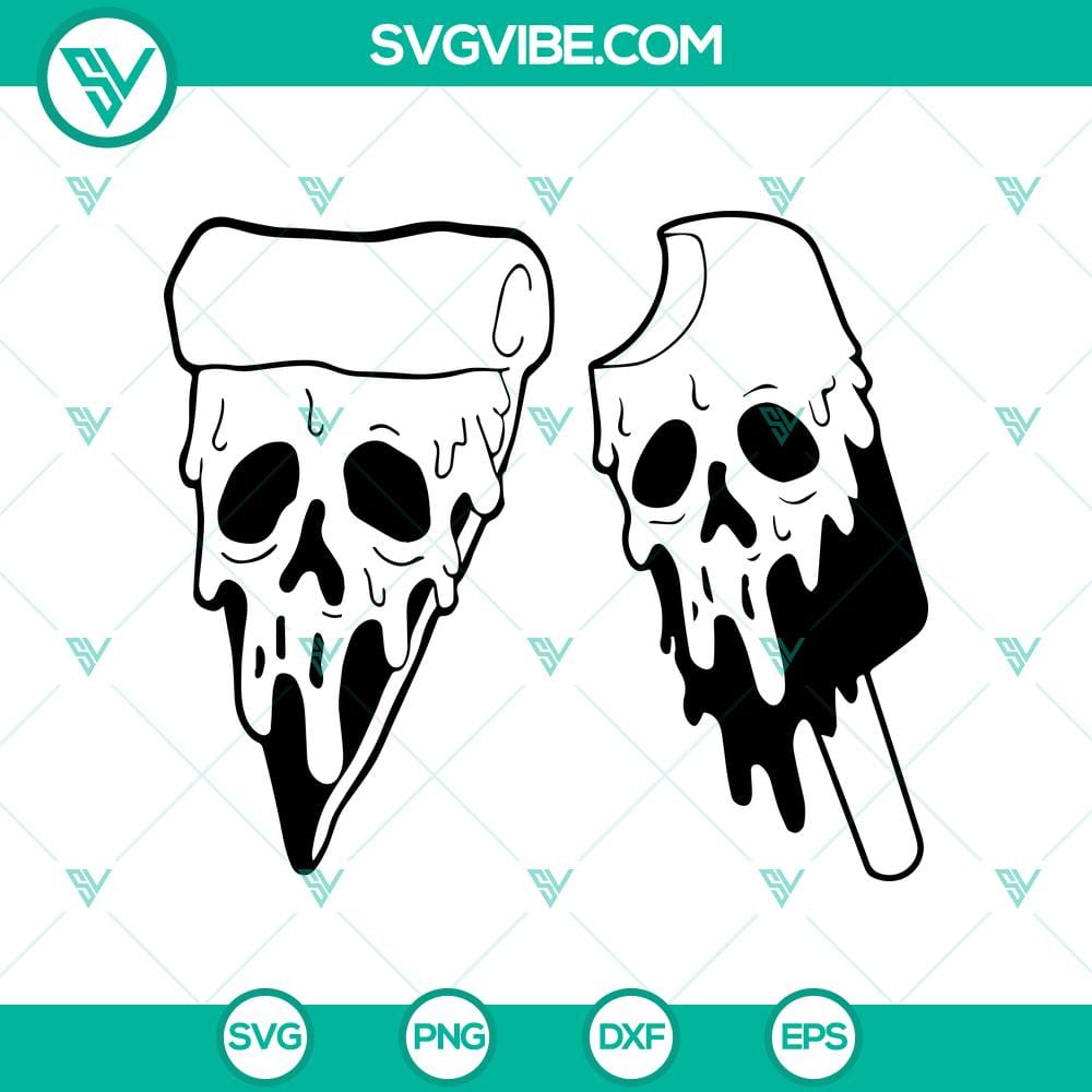 horror-ice-cream-svg-scream-ghost-svg-halloween-svg.jpg Spooky Horror Ice Cream and Ghost Halloween SVG design for crafting projects.
