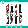 Horror movie characters in bloody knives SVG for Halloween, featuring iconic horror characters, ideal for spooky designs.