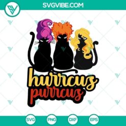 Spooky Halloween SVG design featuring Hurrcus Purrcus for crafts and decorations.