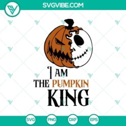 Pumpking King and Nightmare Before Christmas Halloween SVG with spooky Halloween theme for crafts and decorating.