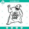 I Don't Play Fair SVG, Oogie Boogie SVG, The Nightmare Before Christmas theme. Perfect for Halloween crafts and decor.