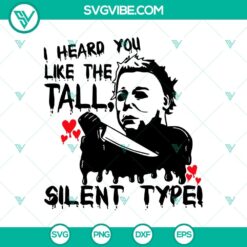 Michael Myers SVG design, Horror Characters SVG, featuring the tall silent type from a famous horror franchise. Ideal for Halloween enthusiasts.