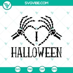 Spooky Halloween SVG featuring a scary skeleton design perfect for Halloween crafts and projects.