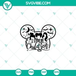 "I Smell Children SVG featuring Disney Bad Witches design for Halloween, ideal for crafting projects and spooky festivities."
