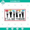 Horror-themed Halloween SVG design with text "I'll Be There for You", perfect for Halloween crafts and decor.