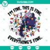 Inside Out 2 Ennui Christmas Everything Is Fine SVG | Moody Christmas Cut Files 2