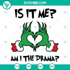 Funny Toddler Grinch SVG design for Christmas, perfect for kids with a humorous touch. Ideal for cut files and DIY projects.