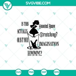 Spooky haunted room SVG design inspired by Halloween and The Haunted Mansion.