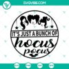 Hocus Pocus themed Halloween SVG design, perfect for digital crafting projects.