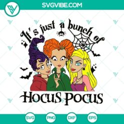 Hocus Pocus Sanderson Sisters Halloween SVG design for digital crafting projects.