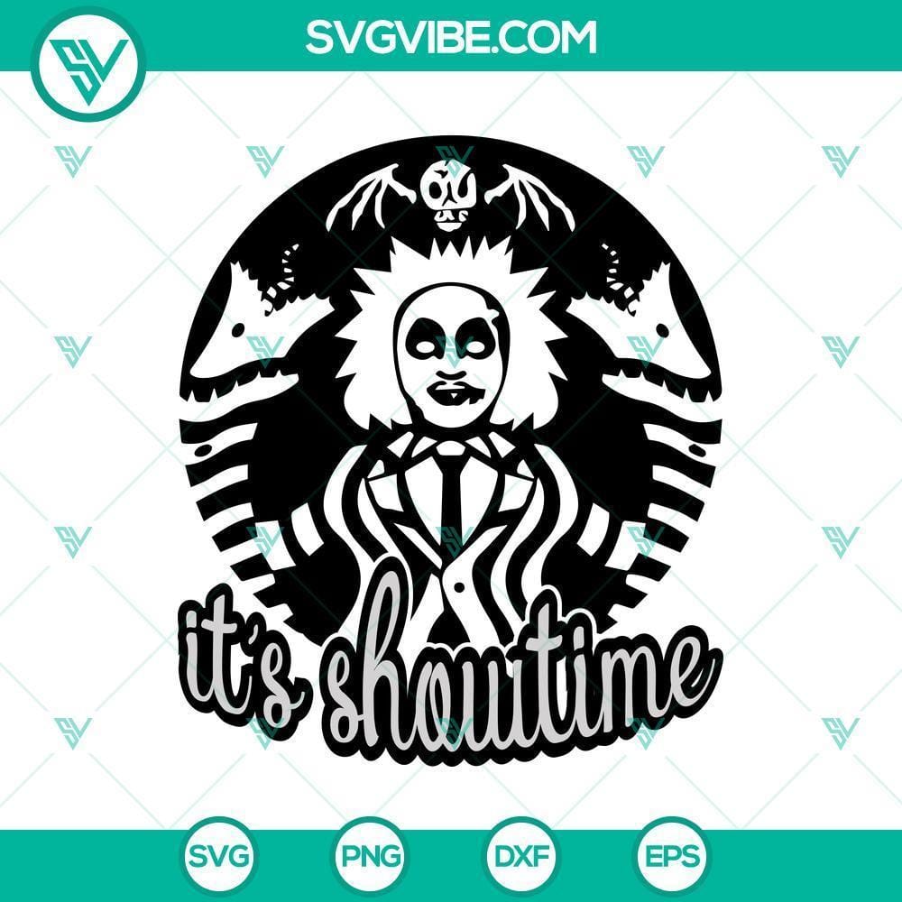 Halloween SVG, Halloween SVG, Horror SVG, It’s Showtime SVG, Scary SVG It's Showtime Halloween SVG featuring spooky and horror elements - perfect for Halloween creations.
