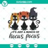 Hocus Pocus SVG for Halloween, Scary Horror Design.