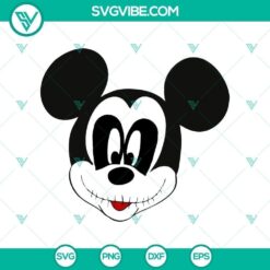 Jack Mickey and Nightmare inspired Halloween SVG design for digital use.