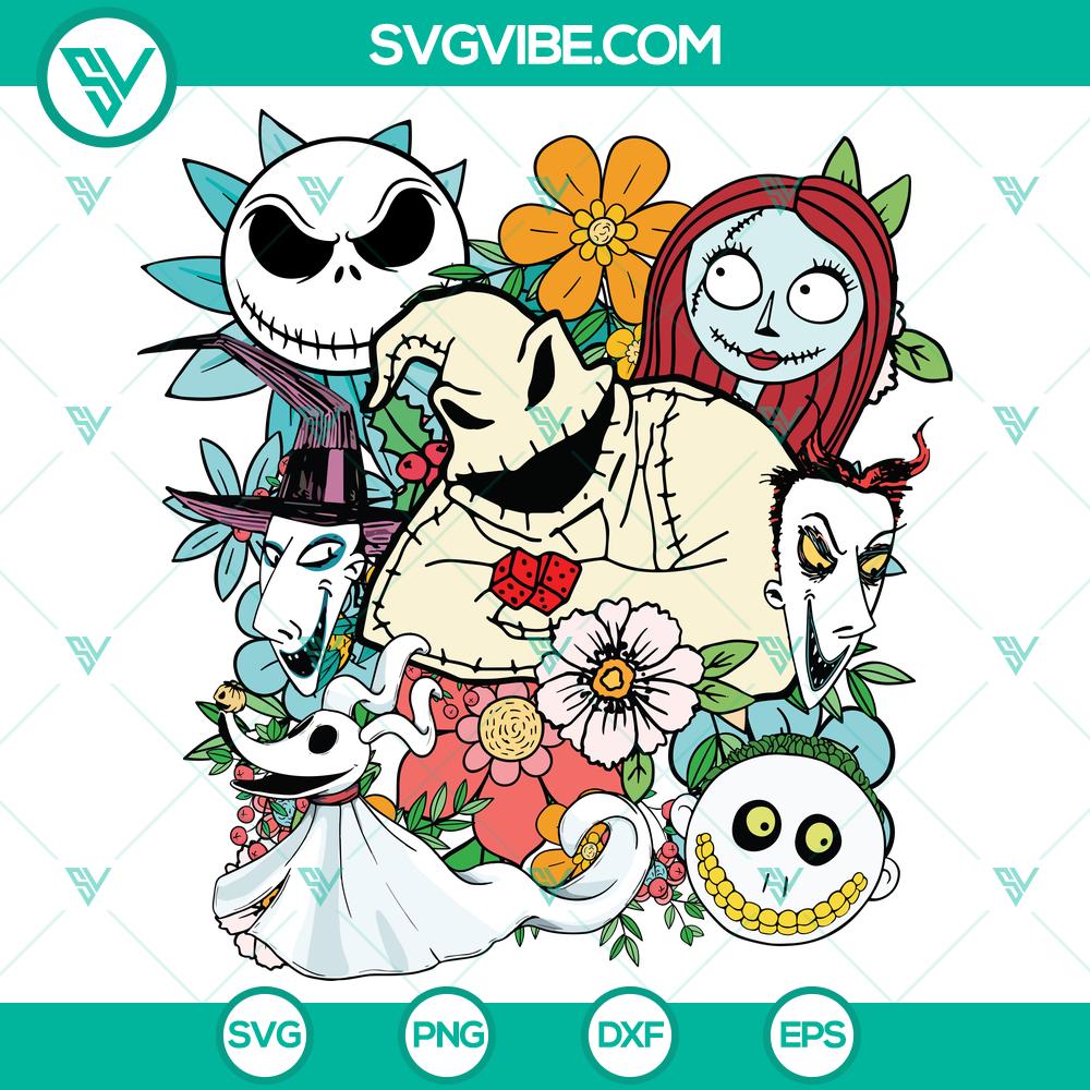 Jack Skellington and Sally Halloween Spooky Season SVG Jack Skellington and Sally Halloween Spooky Season SVG, featuring a spooky and festive design perfect for Halloween crafts.