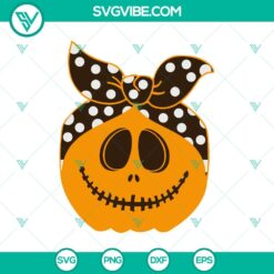 Jack Skellington face pumpkin bun SVG design for Halloween, featuring Oct 31 date - ideal for spooky crafting projects.