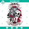Jack Skellington Santa Claus design for Christmas with SVG, DXF, EPS, and PNG files for digital crafting projects.