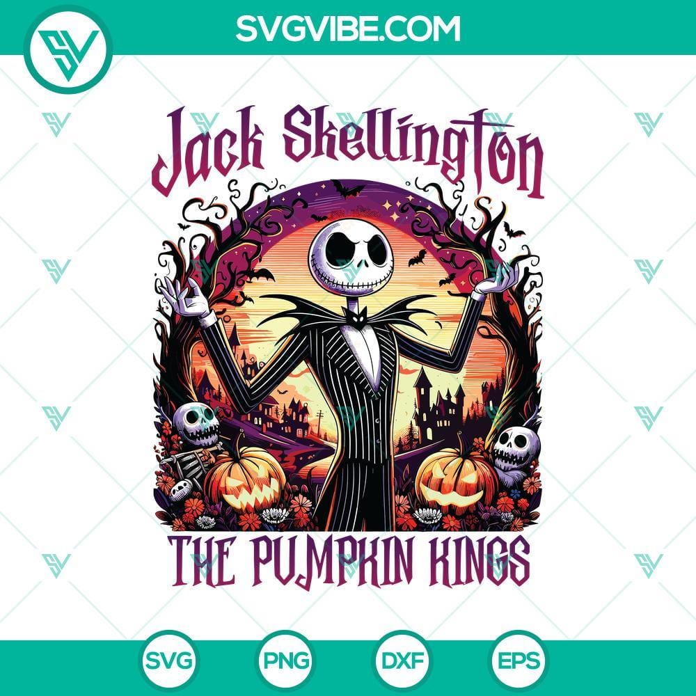 Jack The Pumpkin King Sublimation Jack The Pumpkin King Halloween SVG for Cricut & Silhouette - Sublimation design featuring spooky Halloween theme elements.