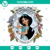 Jasmine mirror bow SVG file for crafts featuring Disney Princess Jasmine, perfect for DIY projects and creating themed accessories.