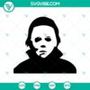 Jason horror themed SVG file for Halloween, perfect for spooky crafting projects.