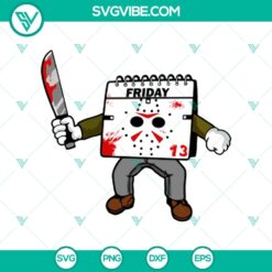 Jason Voorhees Friday 13 SVG, Horror Characters SVG, Halloween SVG