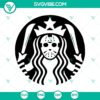Jason Voorhees Starbucks Halloween SVG design perfect for horror fans.