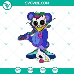Joker x Teddy Bear SVG, Joker Horror Face SVG, Halloween SVG