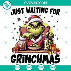 Grinch-themed Christmas SVG files for crafting projects.