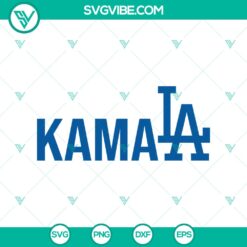 Kamala Harris LA Dodgers SVG with Dodgers logo in PNG format, political sports design.