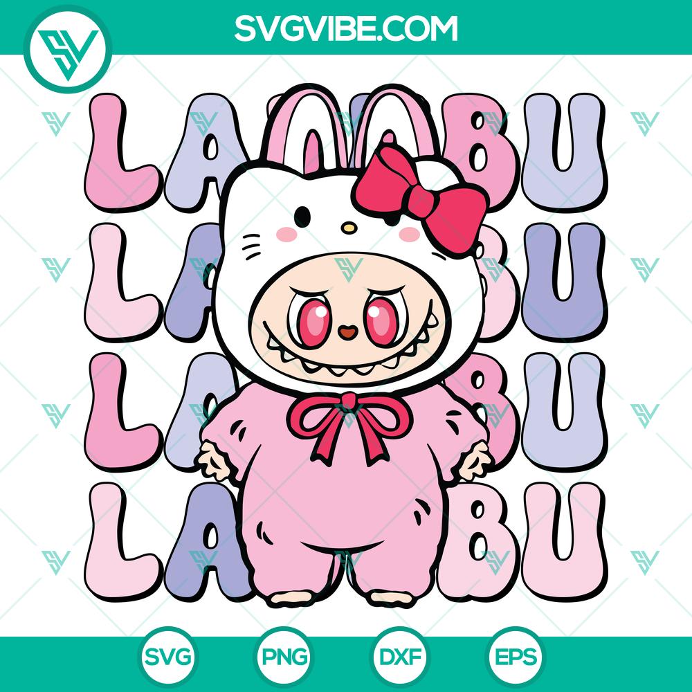 Labubu Hello Kitty Costume SVG | Cute Cartoons Cut Files for Cricut Labubu Hello Kitty Costume SVG | Cute Cartoons Cut Files for Cricut