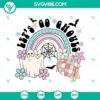 Let's go ghouls SVG DXF EPS PNG Cut Files for Halloween Cricut & Silhouette Designs, spooky and fun Halloween design.