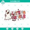 Let's Go Ghouls SVG with funny Halloween ghost design for crafting projects.