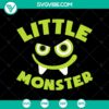 Adorable Little Monster Family SVG design, ideal for crafts and decor projects. Cute monsters in a family layout.