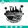 Los Angeles Champions 2024 and Tommy Edman 25 MVP SVG with Los Angeles Dodgers Baseball design, perfect for baseball fans.