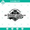 Los Angeles Dodgers 2024 World Series SVG logo for Cricut and Silhouette, including PNG files.
