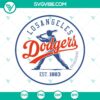 Los Angeles Dodgers EST 1883 SVG logo with baseball elements, perfect for Dodgers fans.