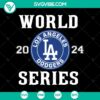 Los Angeles Dodgers World Series 2024 SVG with LA Dodgers Baseball design, perfect for fans and sports enthusiasts.