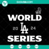 Los Angeles Dodgers World Series 2024 SVG and PNG designs for fans and digital creators.