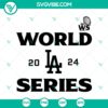Los Angeles Dodgers World Series 2024 logo in SVG, PNG, DXF, and EPS formats for digital use.