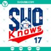 Los Angeles Dodgers and Shohei Ohtani themed SVG design for baseball fans, Los Angeles SHO Knows 17 SVG.