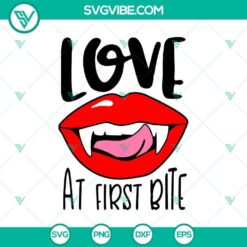 Love at First Bite SVG, Horror SVG, Halloween SVG, Halloween Scary SVG