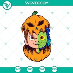Luca Halloween SVG with pumpkin design, perfect for spooky themed projects.