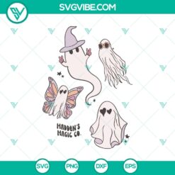 Madden’t Magic Co SVG with Ghost, Funny Halloween themed design for digital use.