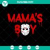 Jason Vorhees themed Halloween Mama Boy SVG, Horror design for digital projects.