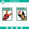 Marvel Deadpool and Wolverine Christmas SVG | Double Trouble Cut Files 3