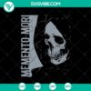 Spooky Memento Mori SVG with ghostly Halloween design, perfect for horror-themed projects.