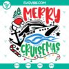 Merry Cruisemas SVG DXF EPS PNG files with a festive nautical theme for holiday projects, perfect for cricut and silhouette machines.