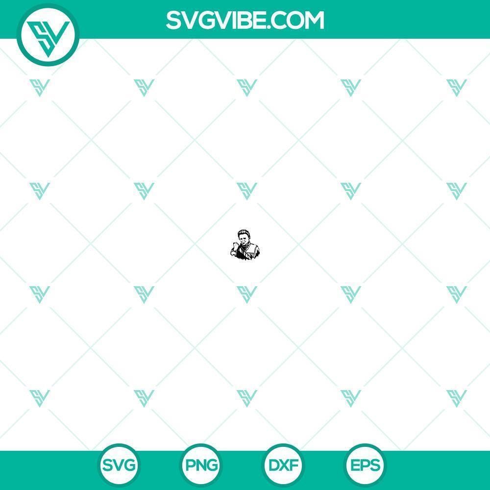 Michael Blur Blood SVG, Michael Myers SVG, Horror Film SVG, Halloween SVG Michael Myers horror film SVG design with blur effect and blood splatter for Halloween.
